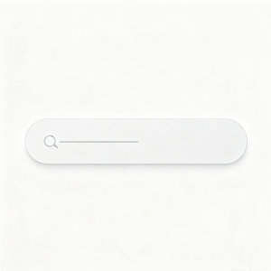 Ultra-narrow border lightweight search bar